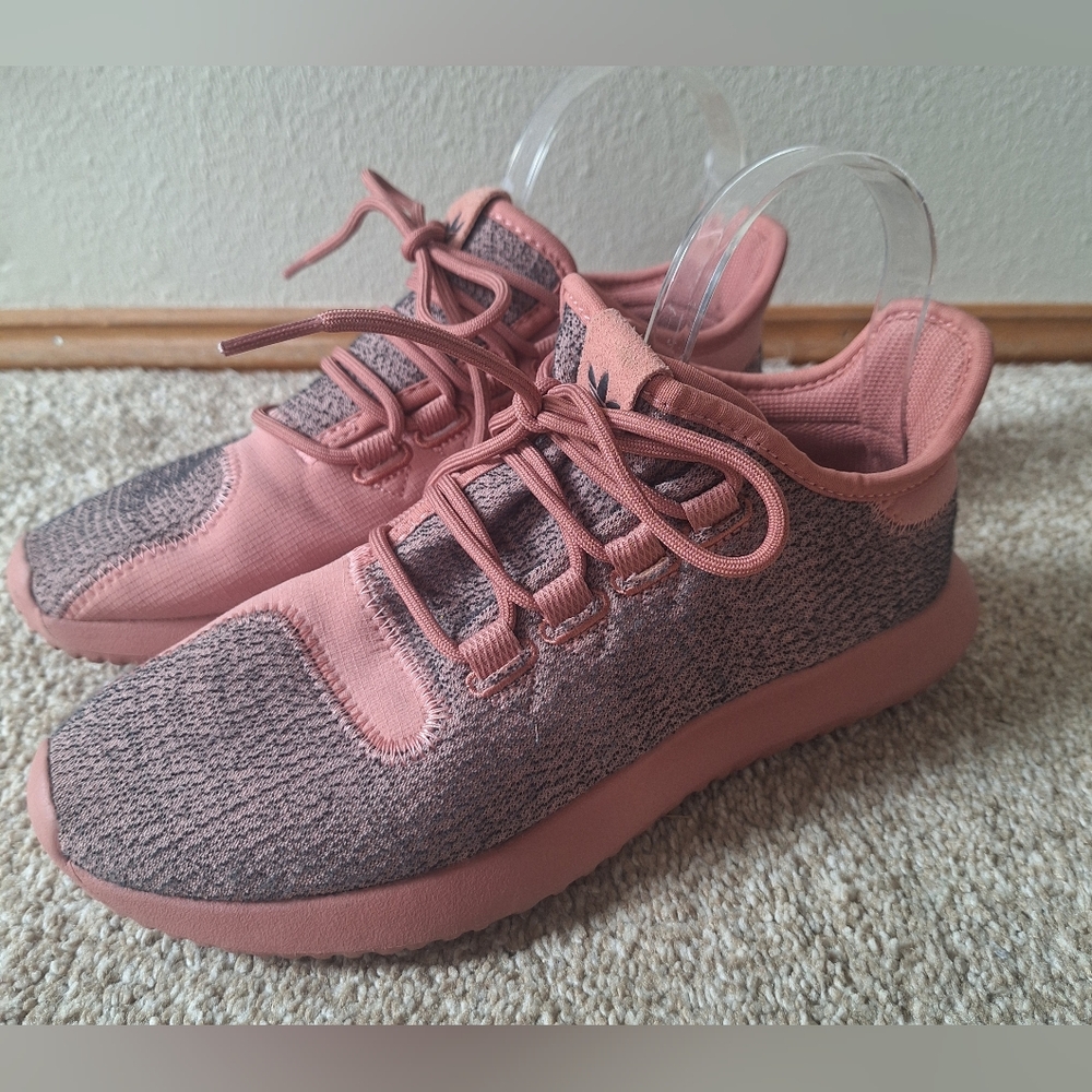 Adidas Tubular Shadow Pink Running Gym Sneakers Womens 7.5